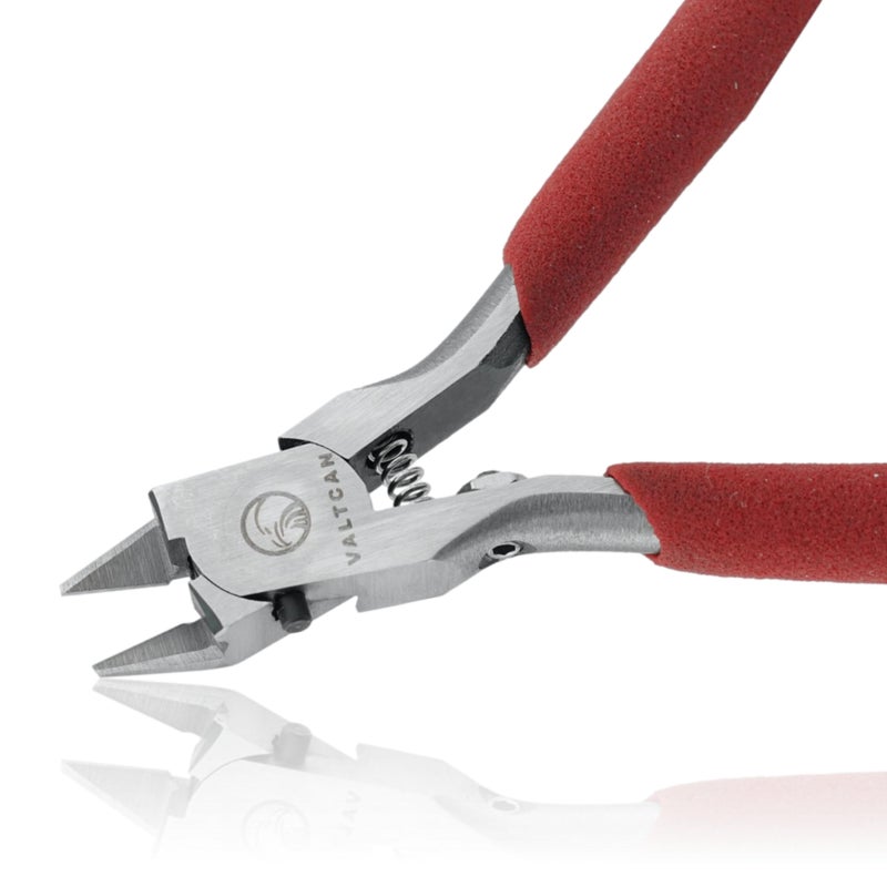 Valtcan Model Kit Nipper with Ultra Fine Blade precise Hobby Tool Single Sided Blade Cutter to Reduce Nub Stress Marks - Image 2